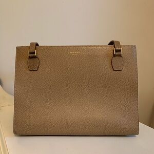Kate Spade Tan Shoulder Bag with Gold Accents